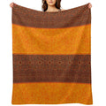 AbstractGeometrical Pattern Nº104 Shrink-resistant Throw Blanket