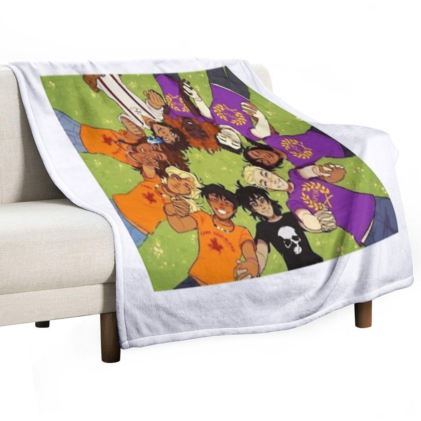Heroes Of Olympus Wrinkle-free Throw Blanket