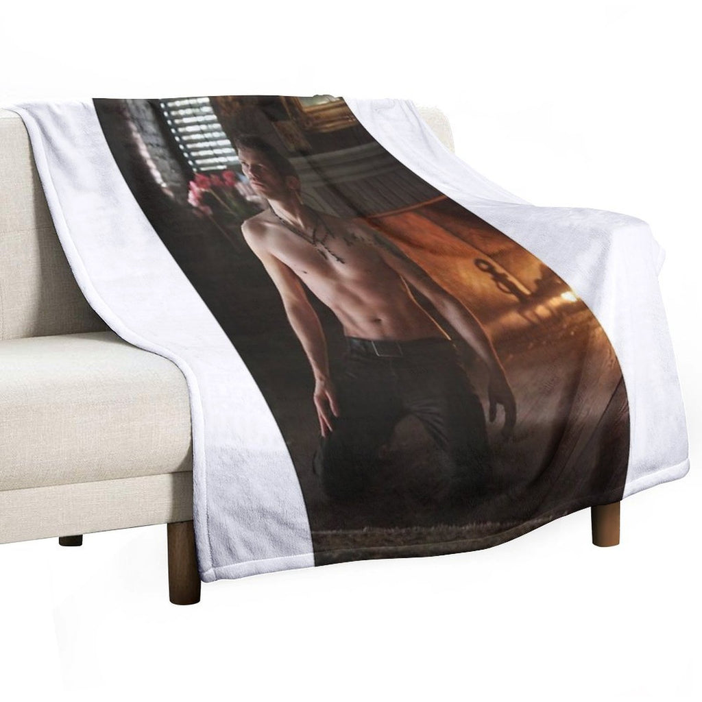 Klaus Mikaelson Travel-friendly Throw Blanket