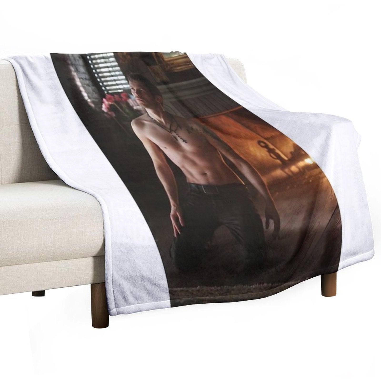 Klaus Mikaelson Travel-friendly Throw Blanket