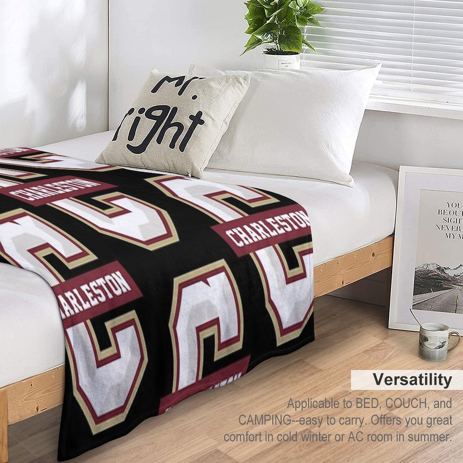 College of Charleston Cougars Gift-ready Throw Blanket