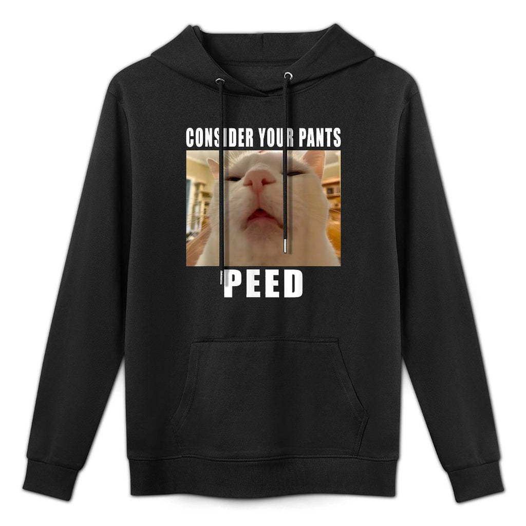 Consider Your Pants Peed Meme, Funny Cat Meme Colorfast Hoodie