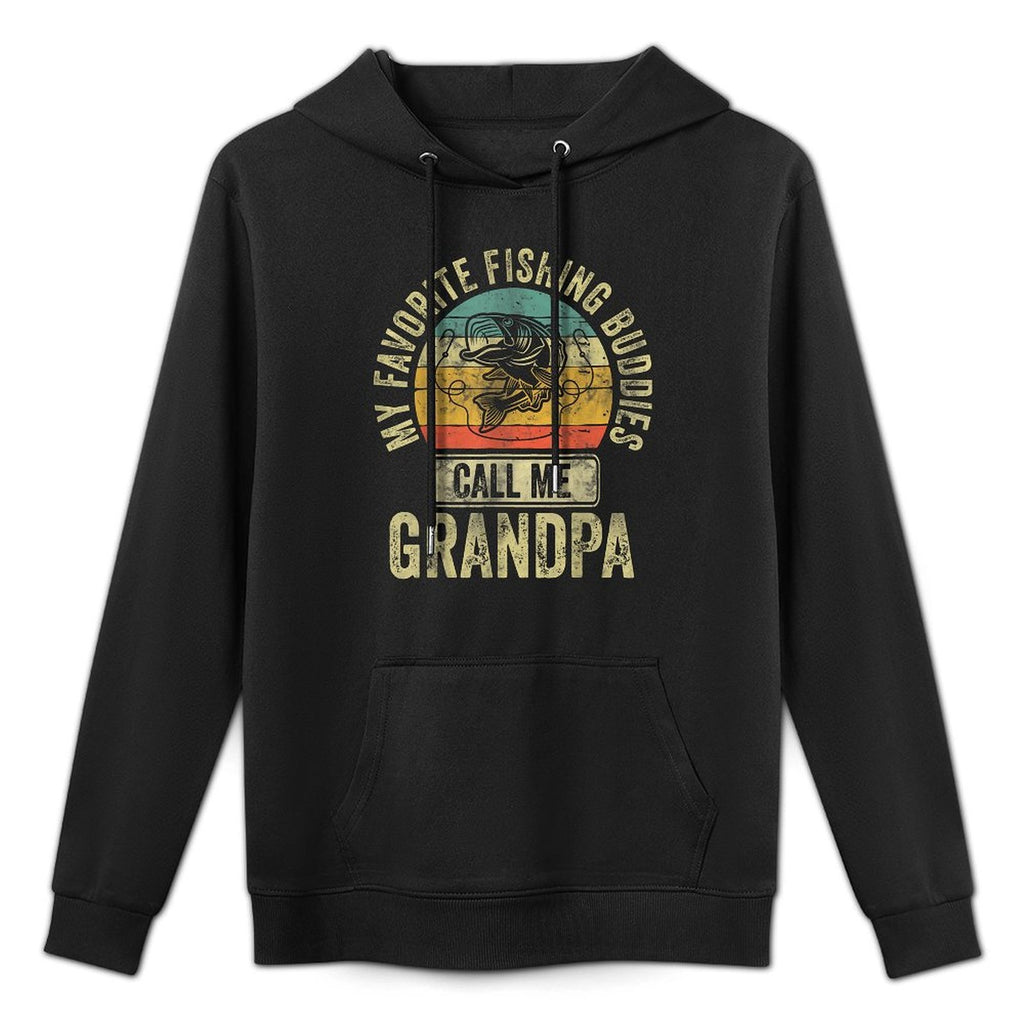 My Favorite Fishing Buddies Call Me Grandpa Fisherman Unisex Design Hoodie