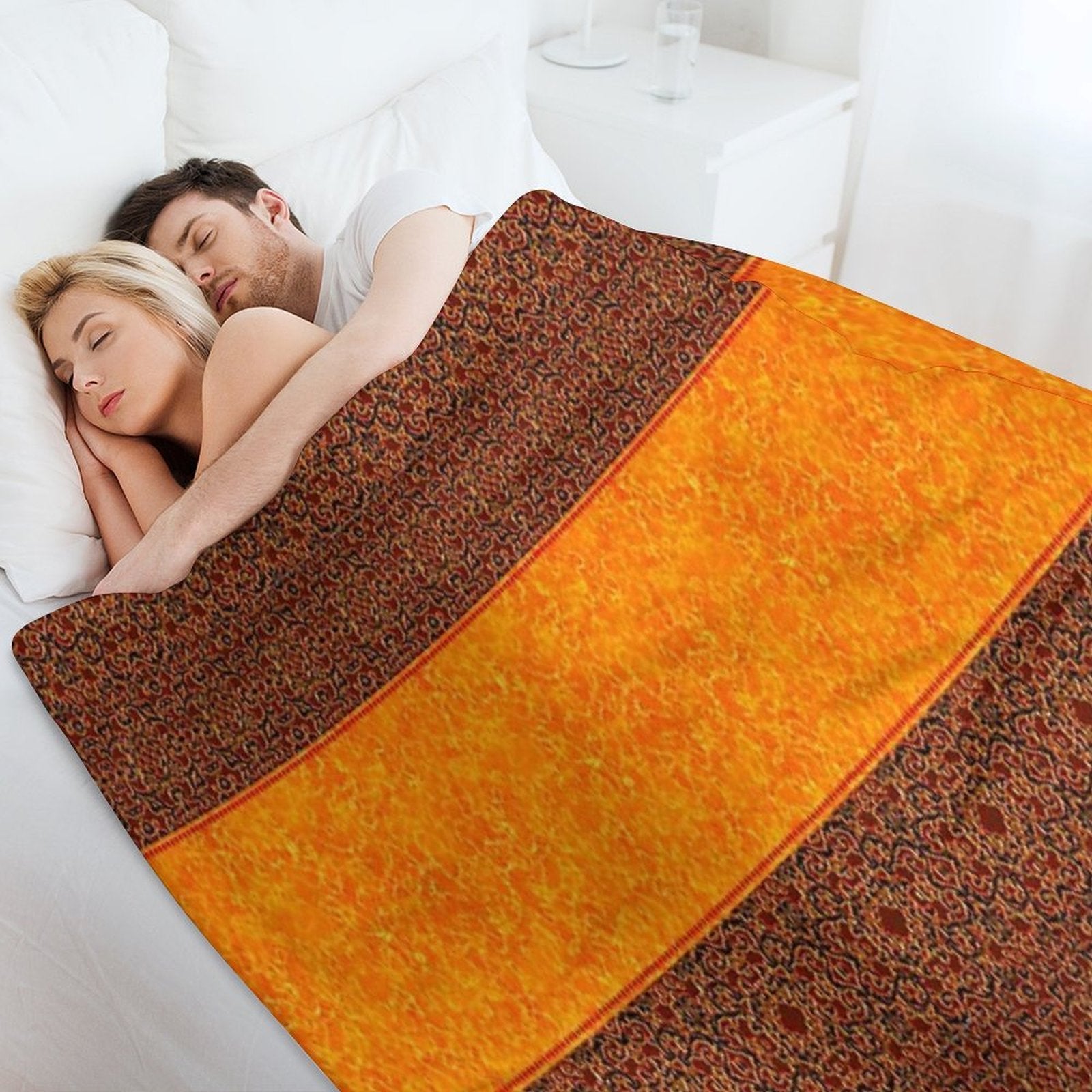 AbstractGeometrical Pattern Nº104 Shrink-resistant Throw Blanket