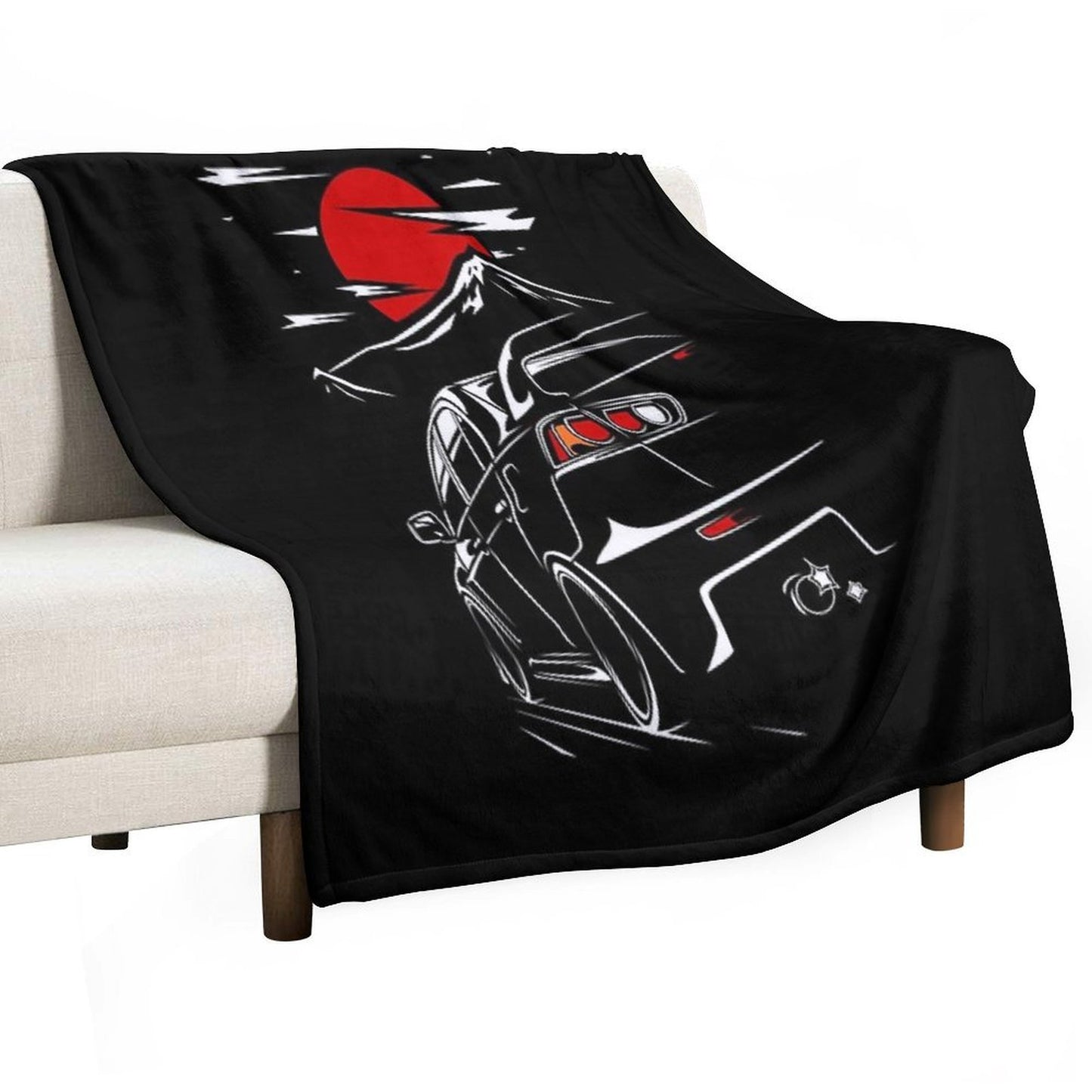 Mitsubishi Lancer Evo X Compact Throw Blanket