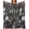 Rock Stampade Multi-functional Throw Blanket