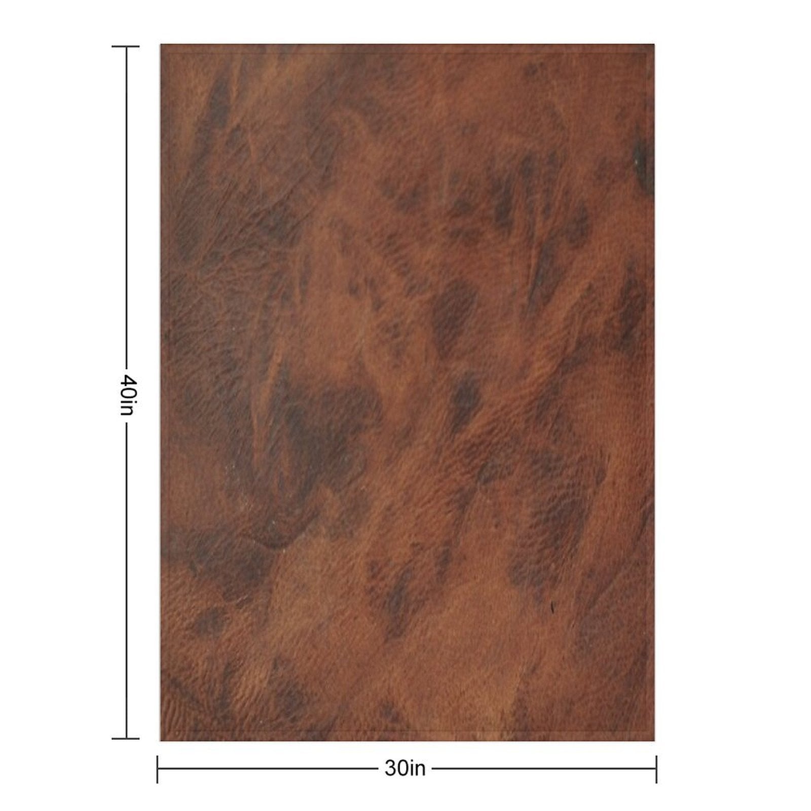Leather Clouded Pattern Dark Lightweight Throw Blanket