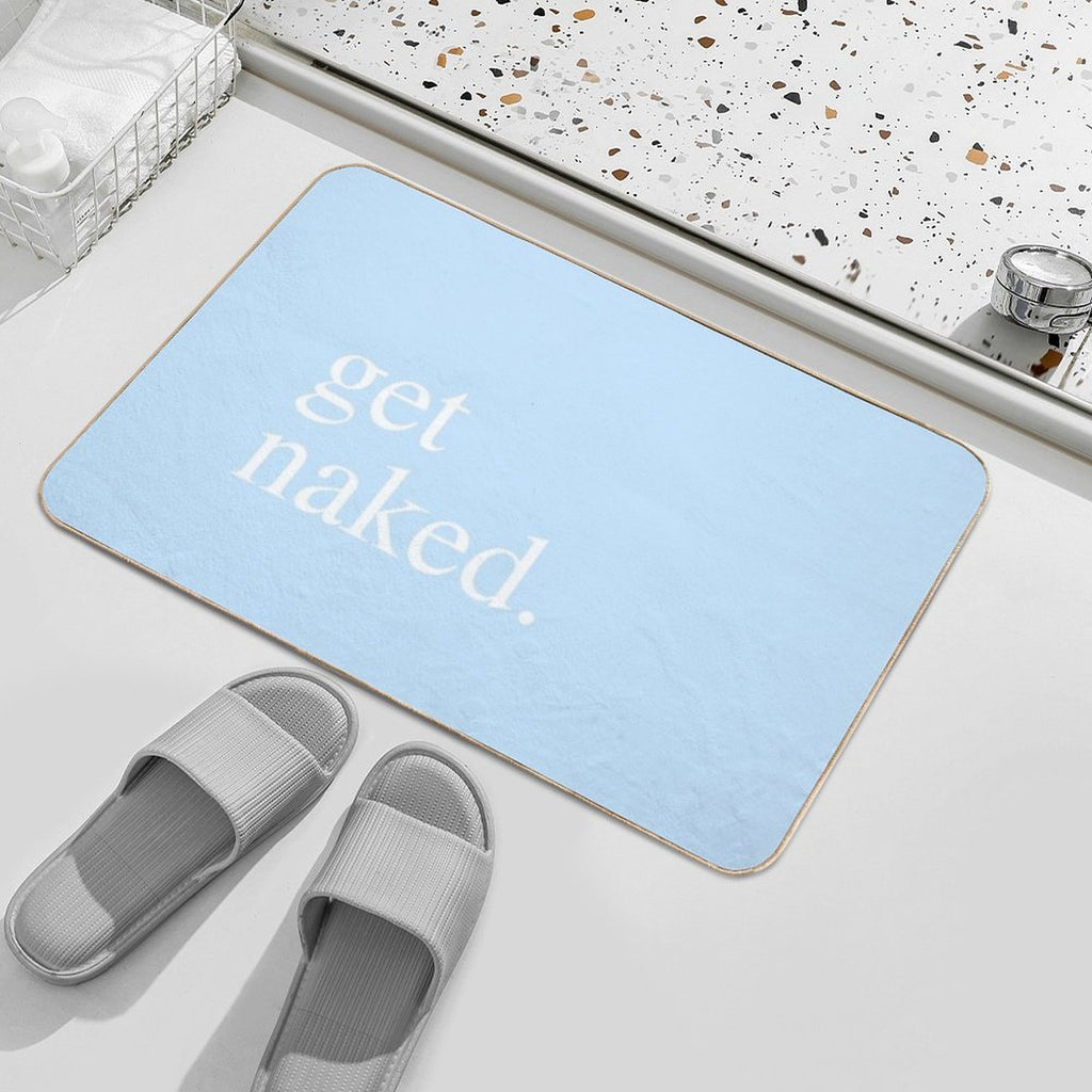 Get Naked - Blue  Anti-Trip Bath Mat