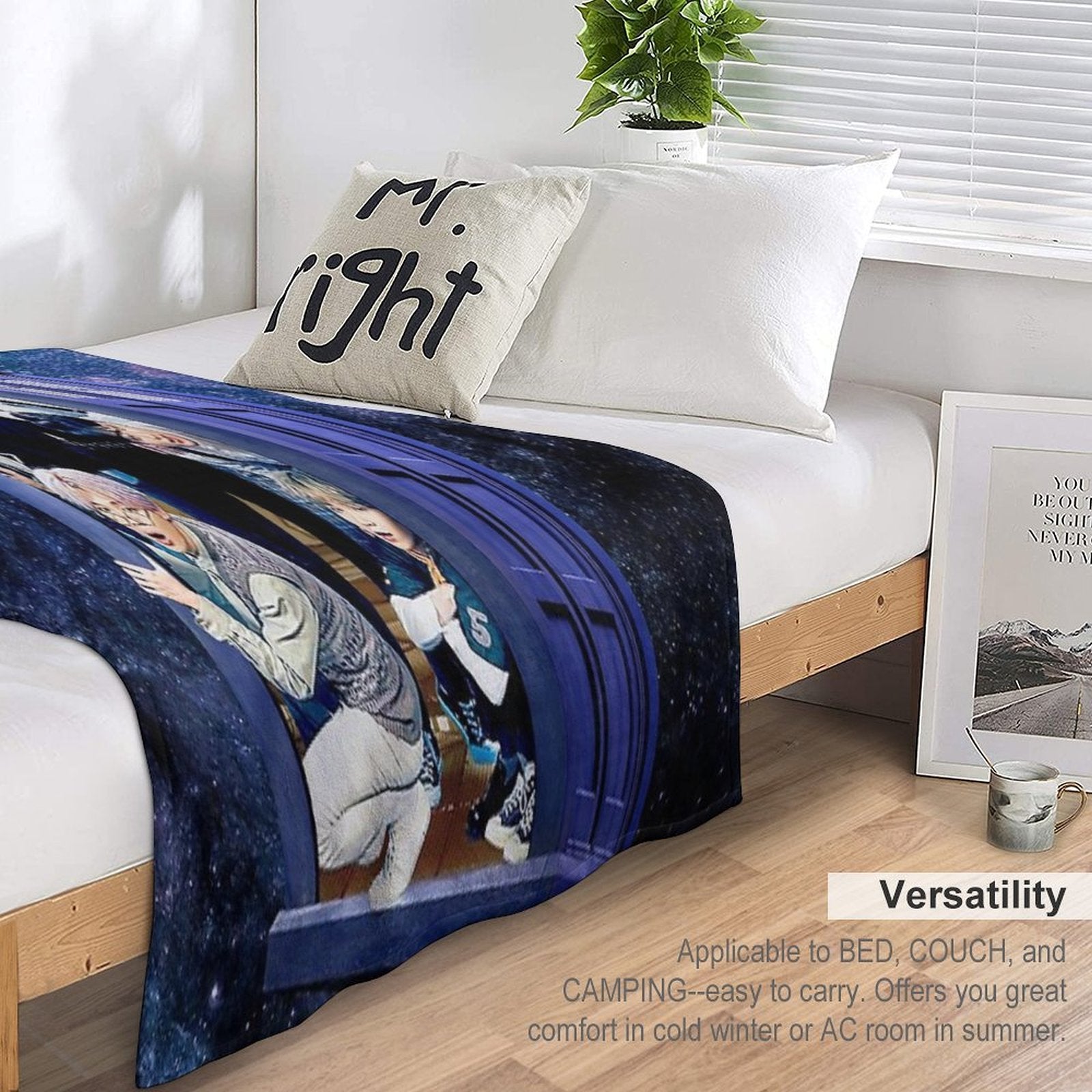 Bigger on The InSide Shrink-resistant Throw Blanket