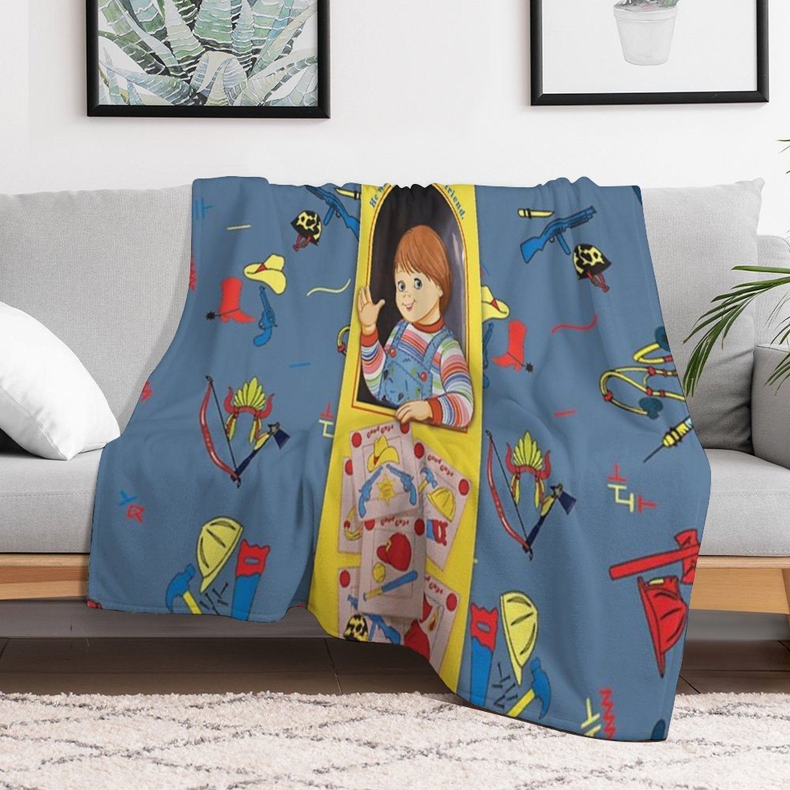 The Good Guys - Childs Play Ft. Chucky Comfort Throw Blanket