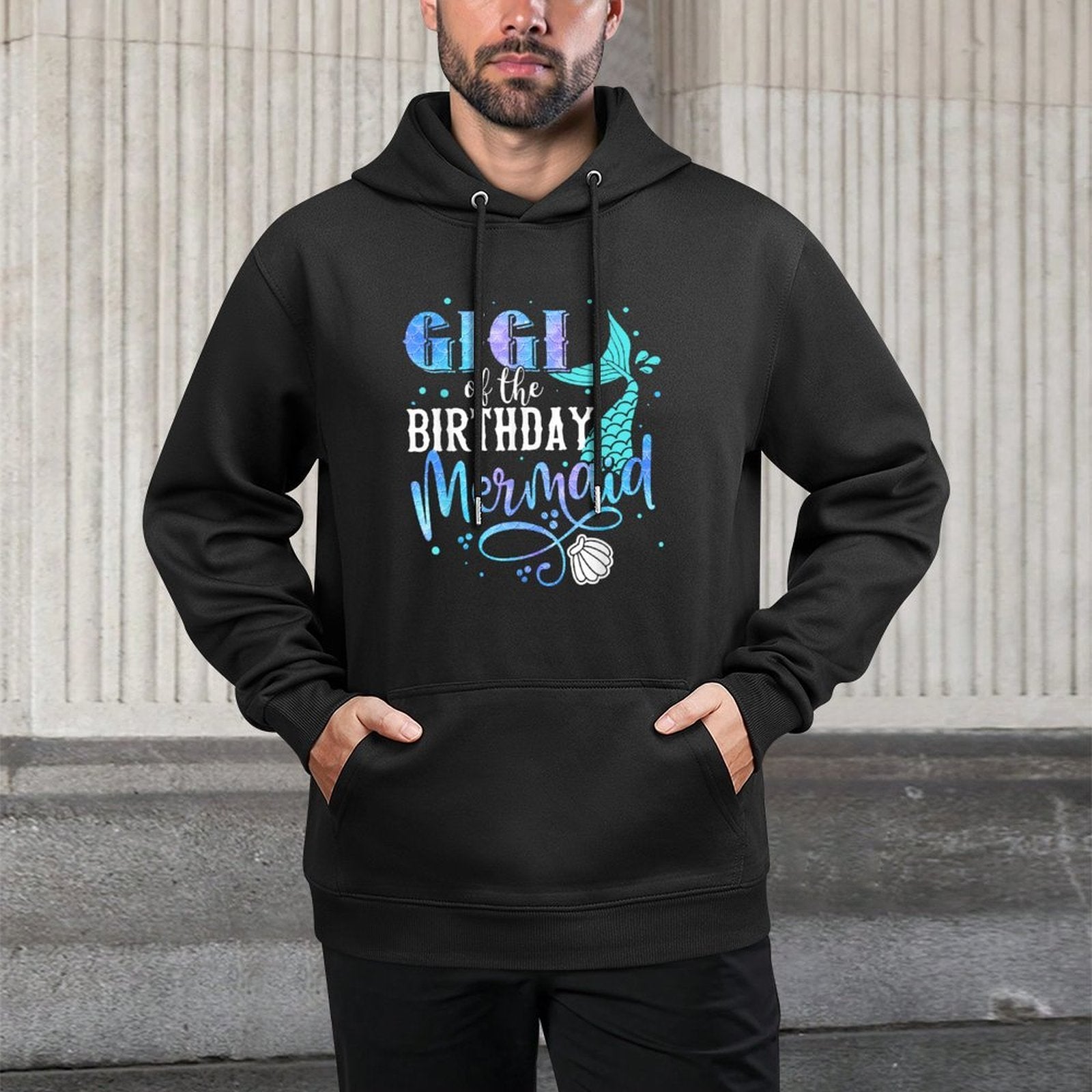 Gigi Of The Birthday Mermaid Family Matching Party Squad All-Day Comfort Hoodie