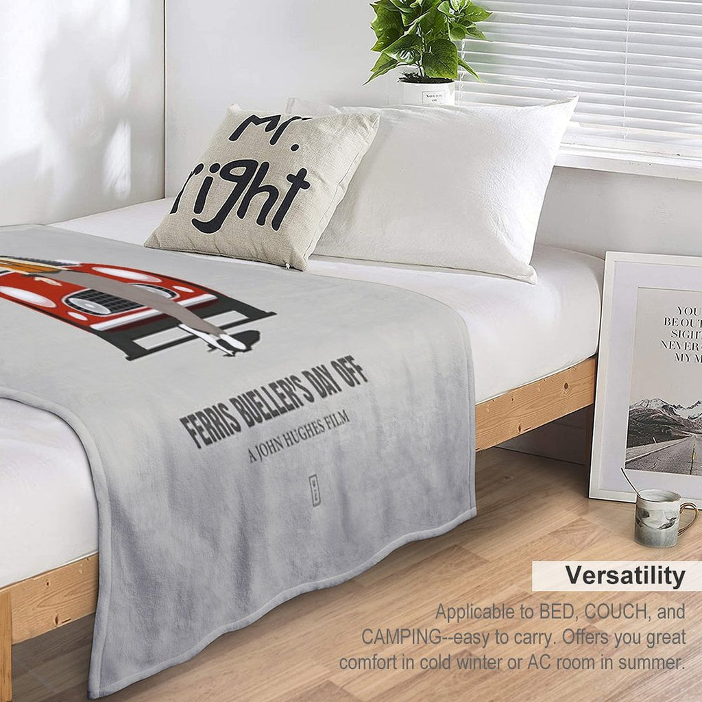 Ferris Bueller's Day Off Sustainable Throw Blanket