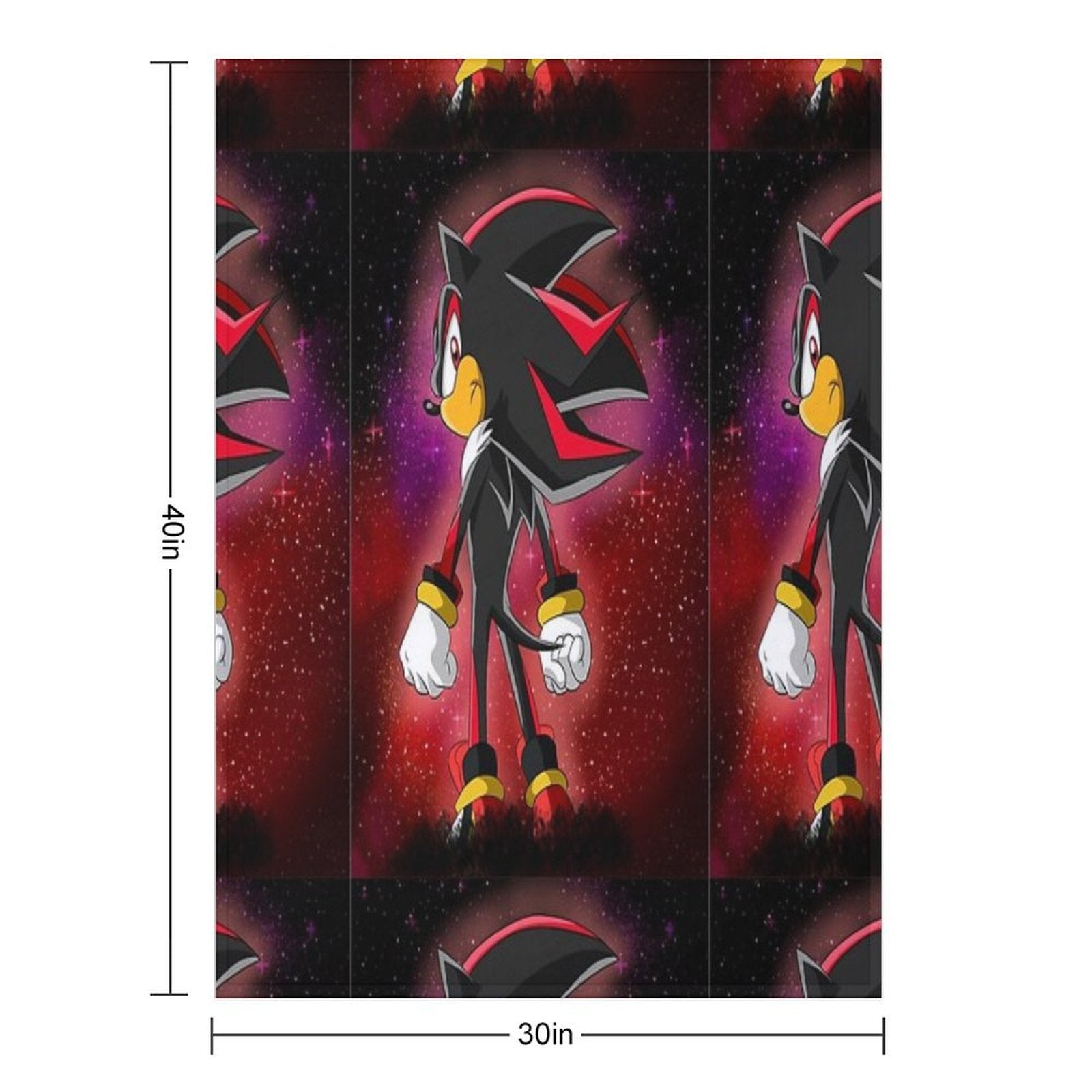 Shadow The Hedgehog 1 Wrinkle-free Throw Blanket