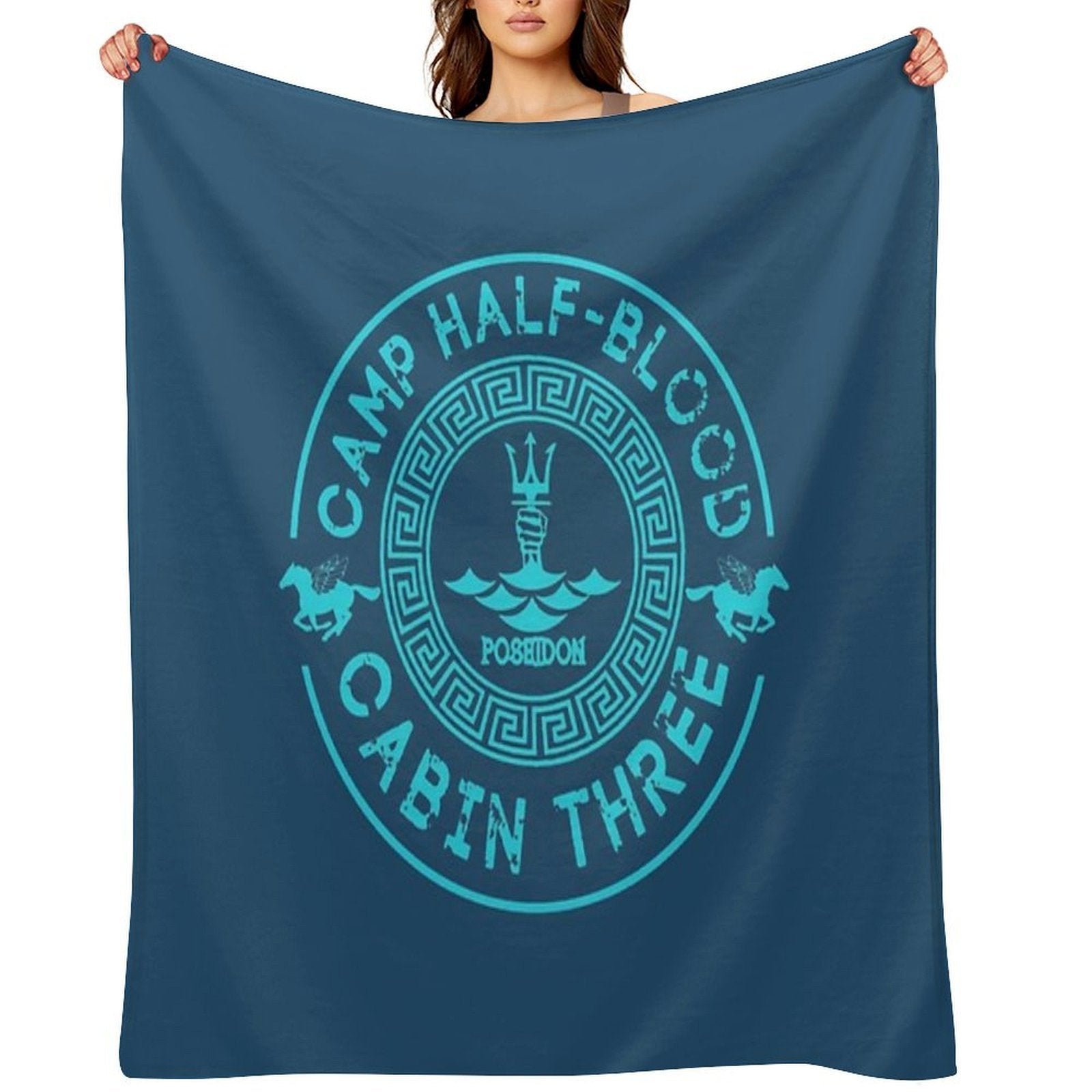 Camp Half Blood - Half Gift-ready Throw Blanket