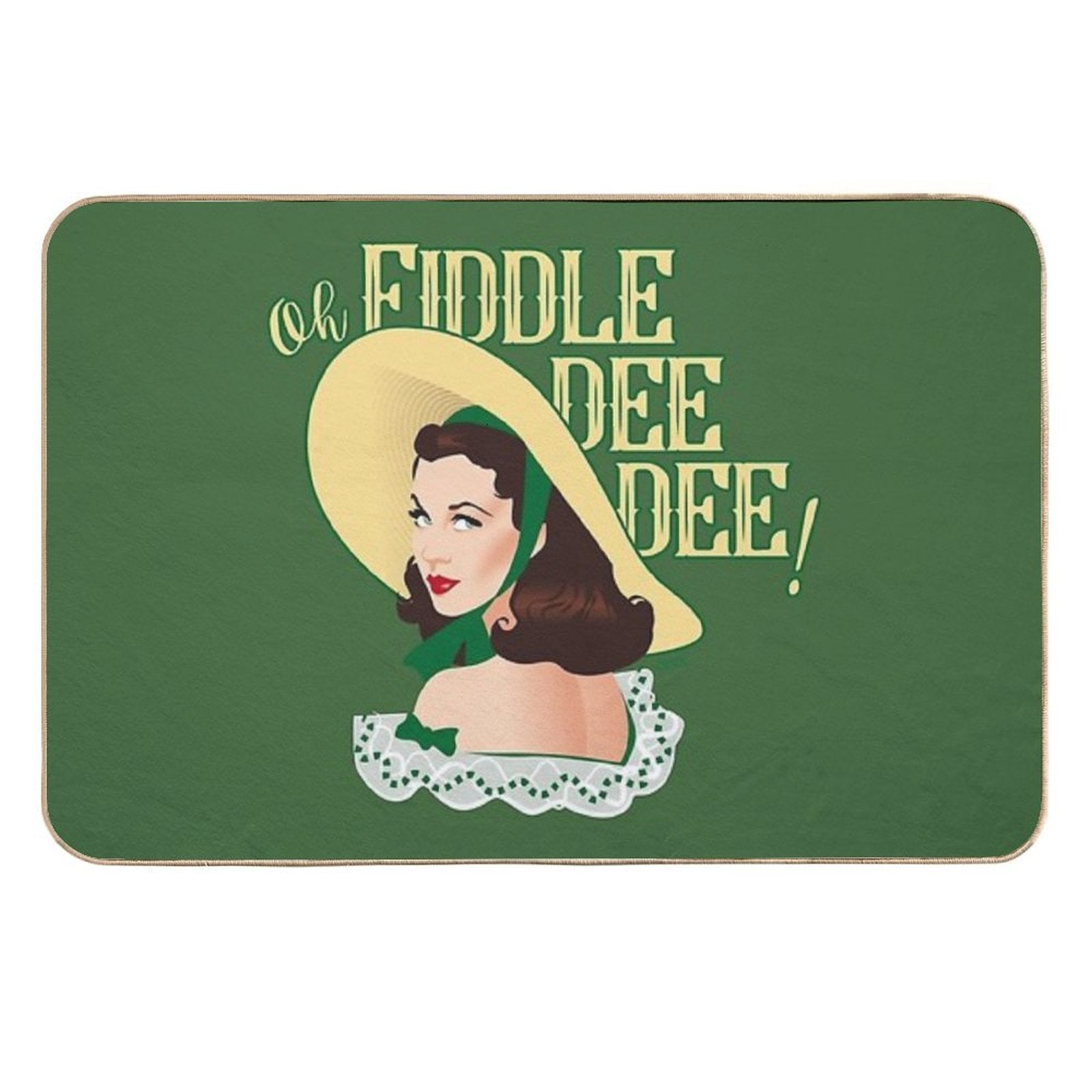 Fiddle-dee-dee!  Versatile Bath Mat