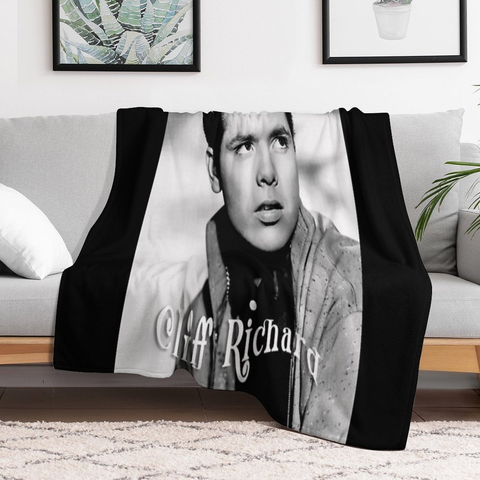 Cliff Richard Velvety-soft Throw Blanket