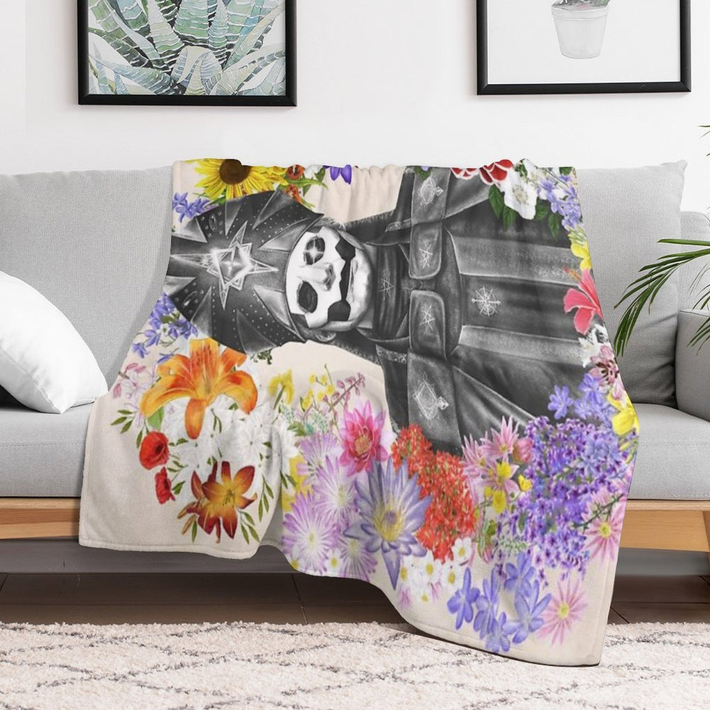 Papa - Language of Flowers Versatility Throw Blanket