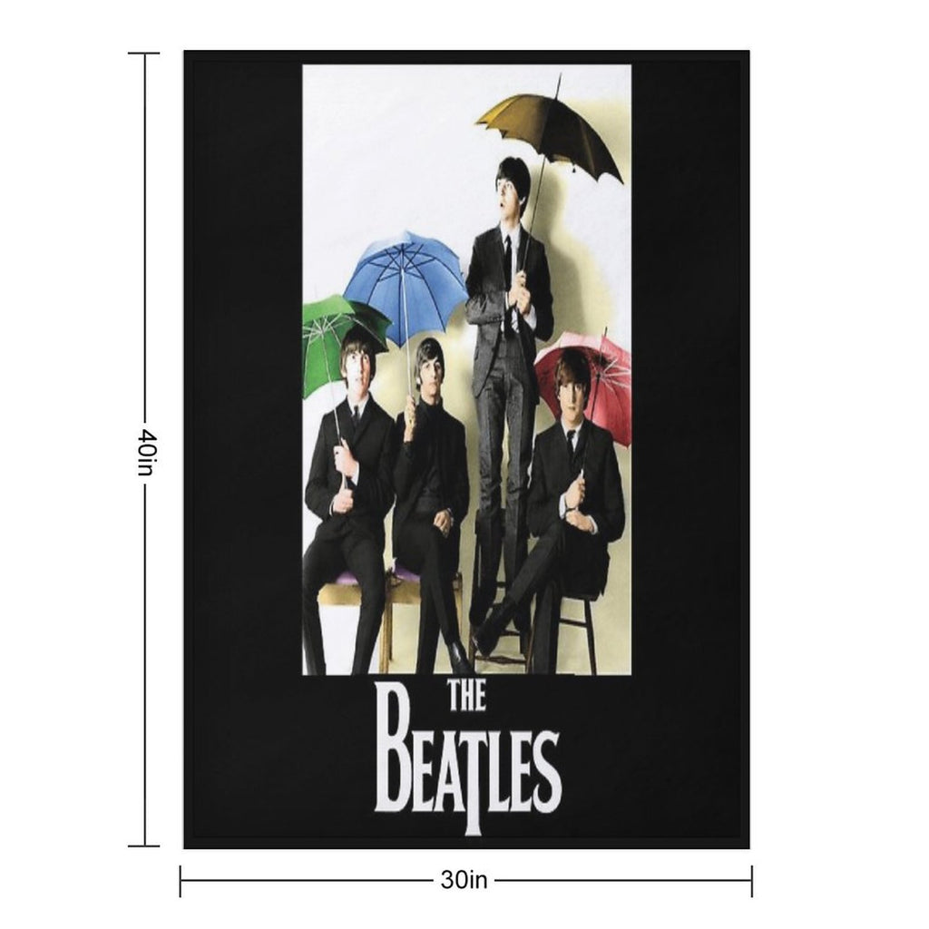 Beatles 65 Classic Umbrellas Raglan Shirt Anti-pilling Throw Blanket