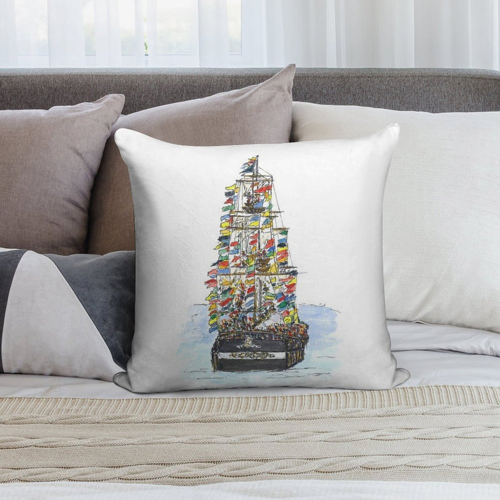 Gasparilla Pirate Festival, Tampa Soft Gift Ready Throw Pillow