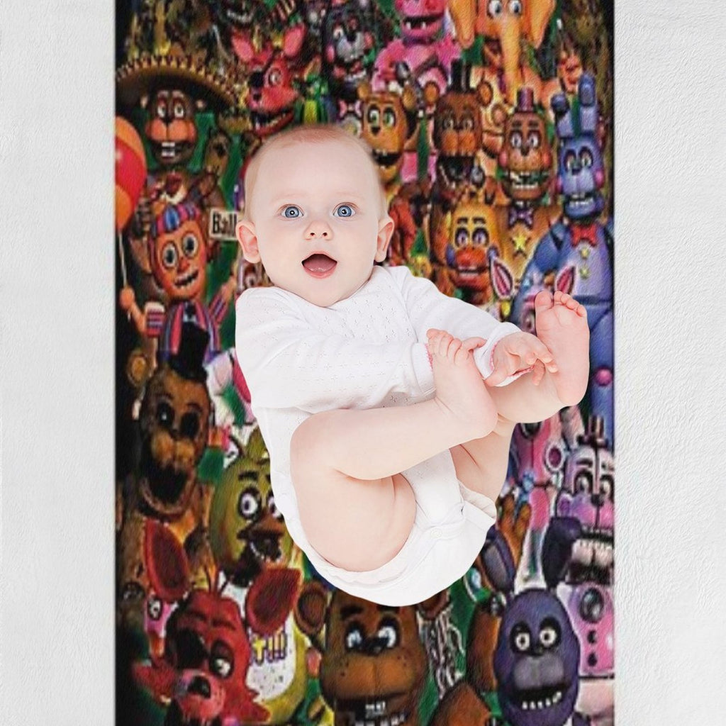 Five Nights At Freddys Velvety-soft Throw Blanket