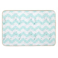 Mermay Scales Glitter Mermaid Have More Fun  Fade-Resistant Bath Mat