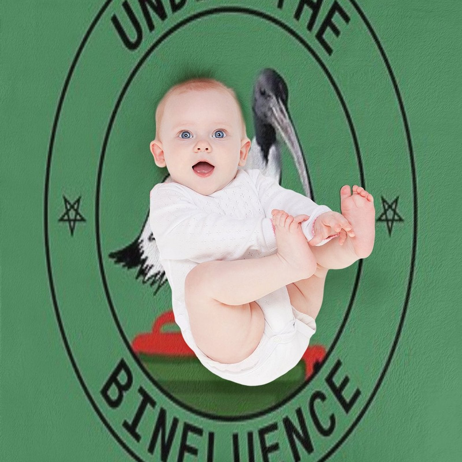 Under The Binfluence Eco-conscious Throw Blanket