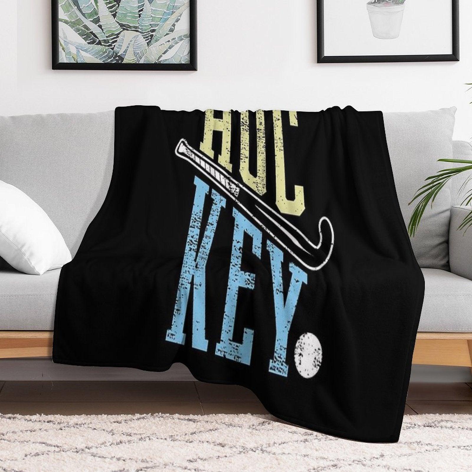Girls Love Field Hockey Product, Field Hockey Girl Anti-pilling Throw Blanket