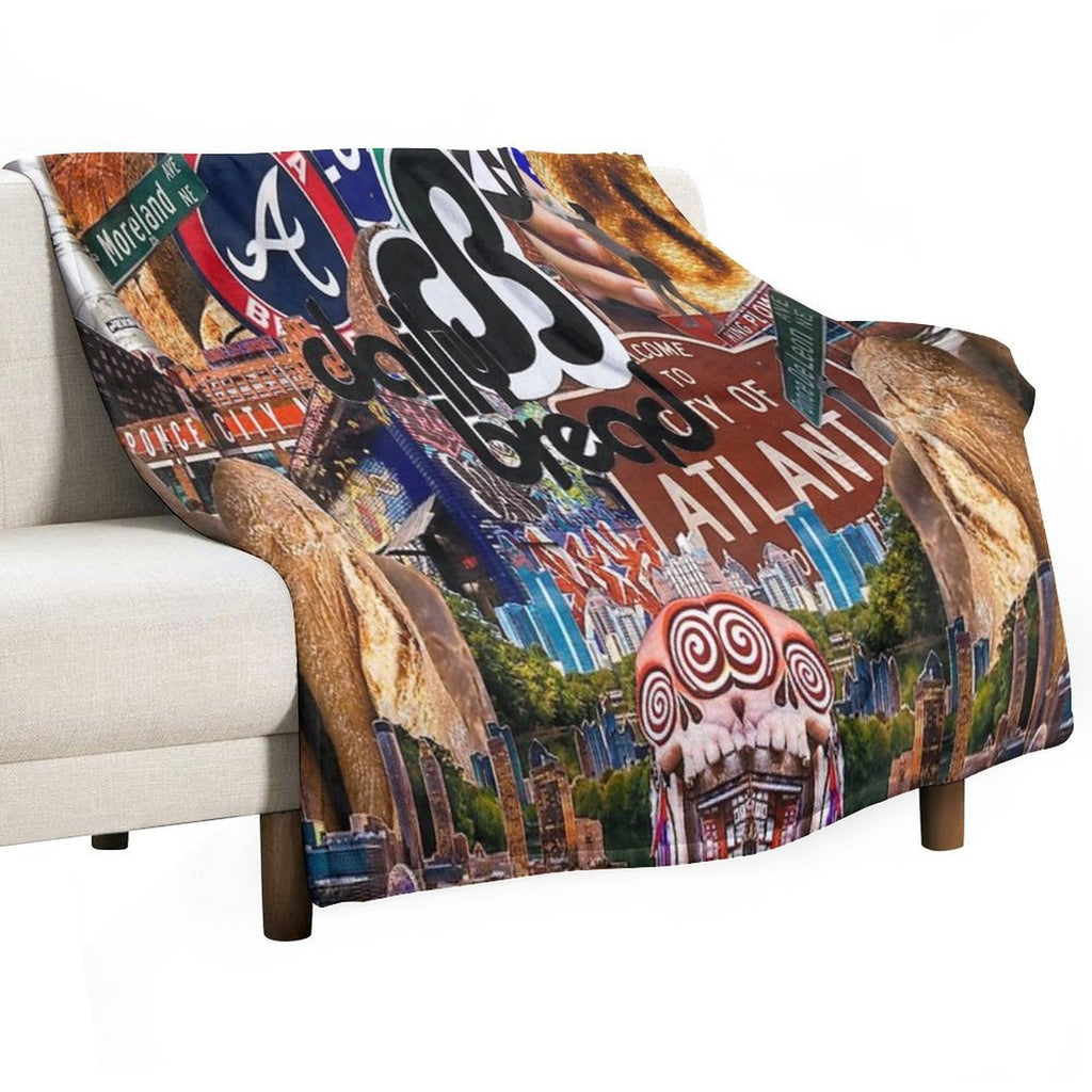 Circadian Grain Anti-pilling Throw Blanket