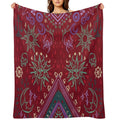 Mollymauk's Coat, Front Panels Quick-dry Throw Blanket
