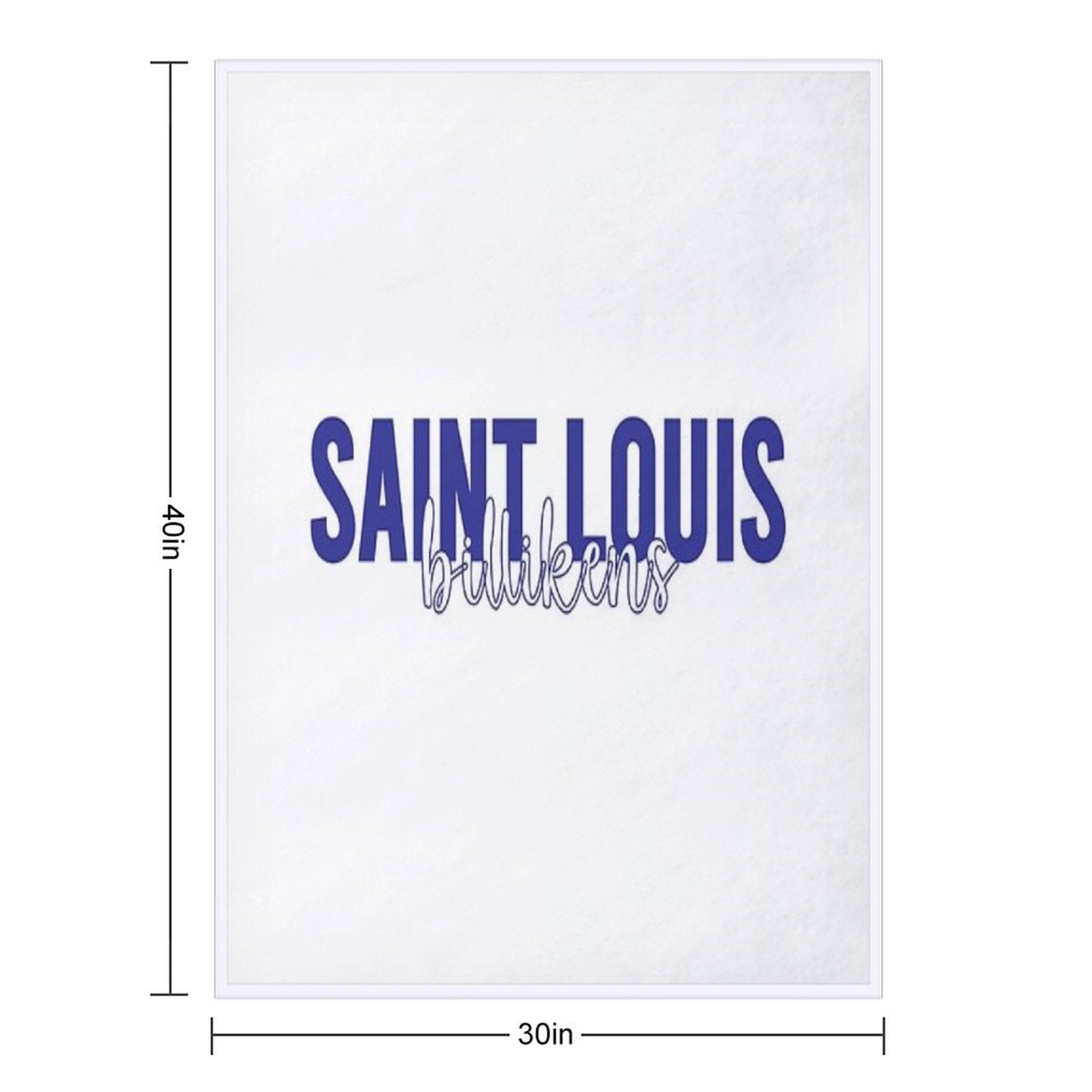 Saint Louis University Billikens Eco-conscious Throw Blanket