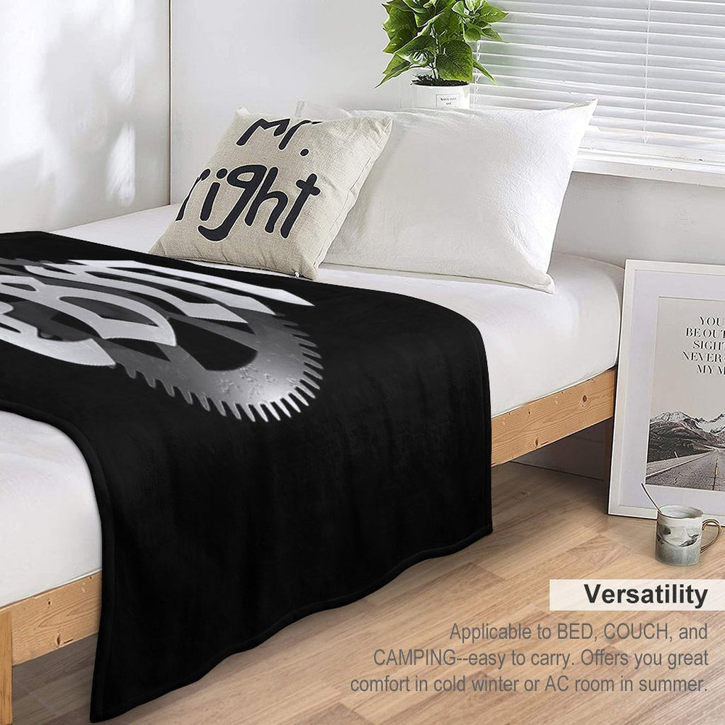EBM Electronic Body Music Gear Icon Velvety-soft Throw Blanket