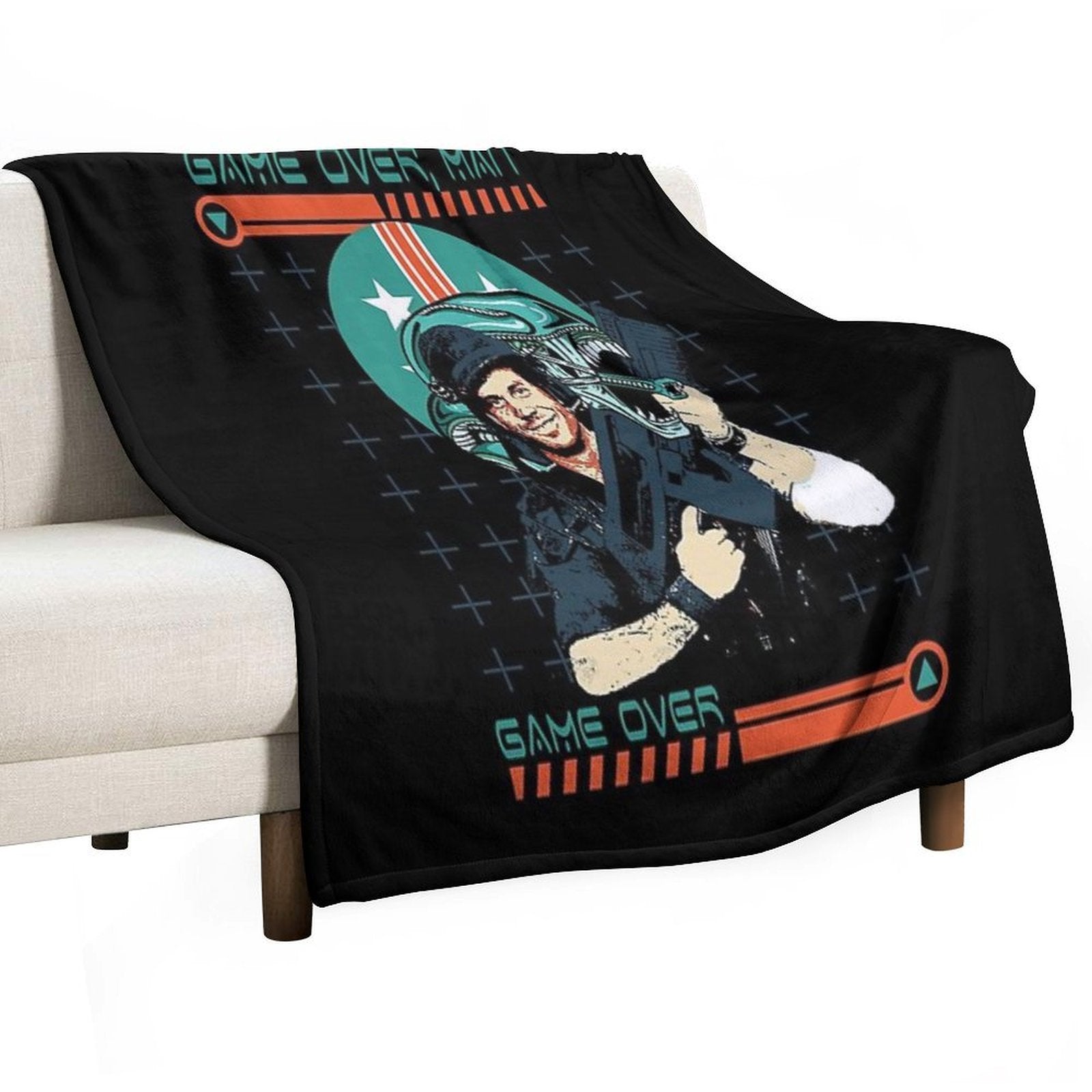 Aliens Game Over Man Multi-functional Throw Blanket