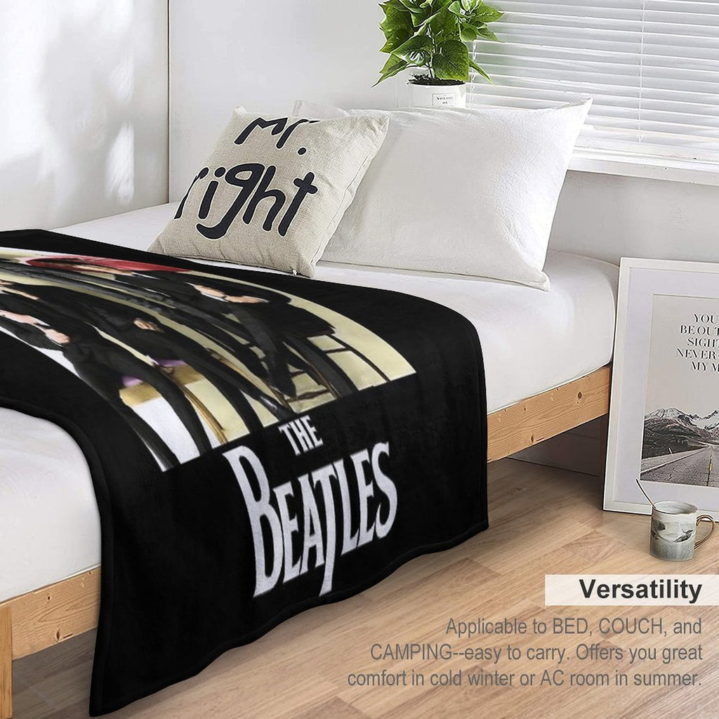 Beatles 65 Classic Umbrellas Raglan Shirt Anti-pilling Throw Blanket