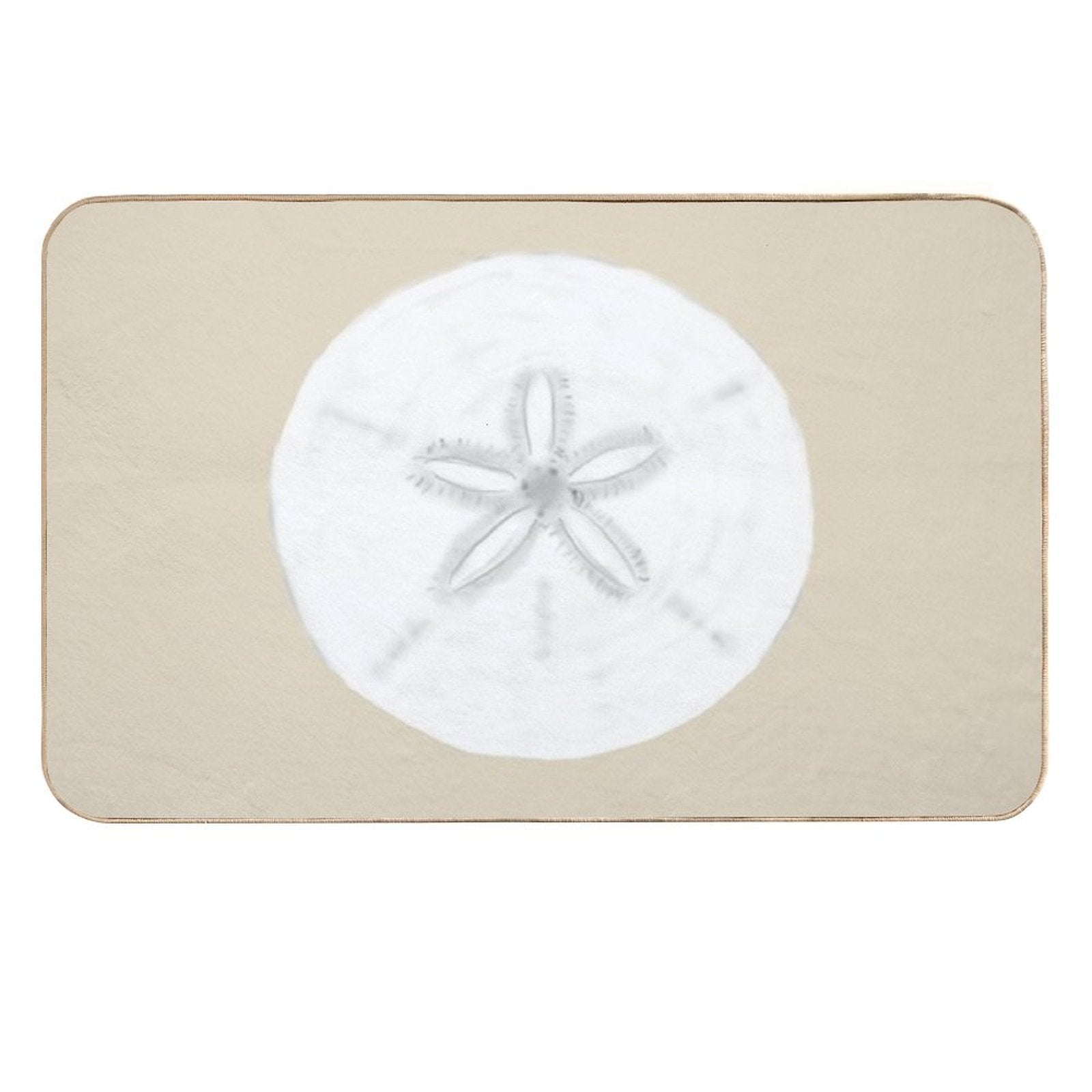 Sand Dollar  Easy Maintenance Bath Mat