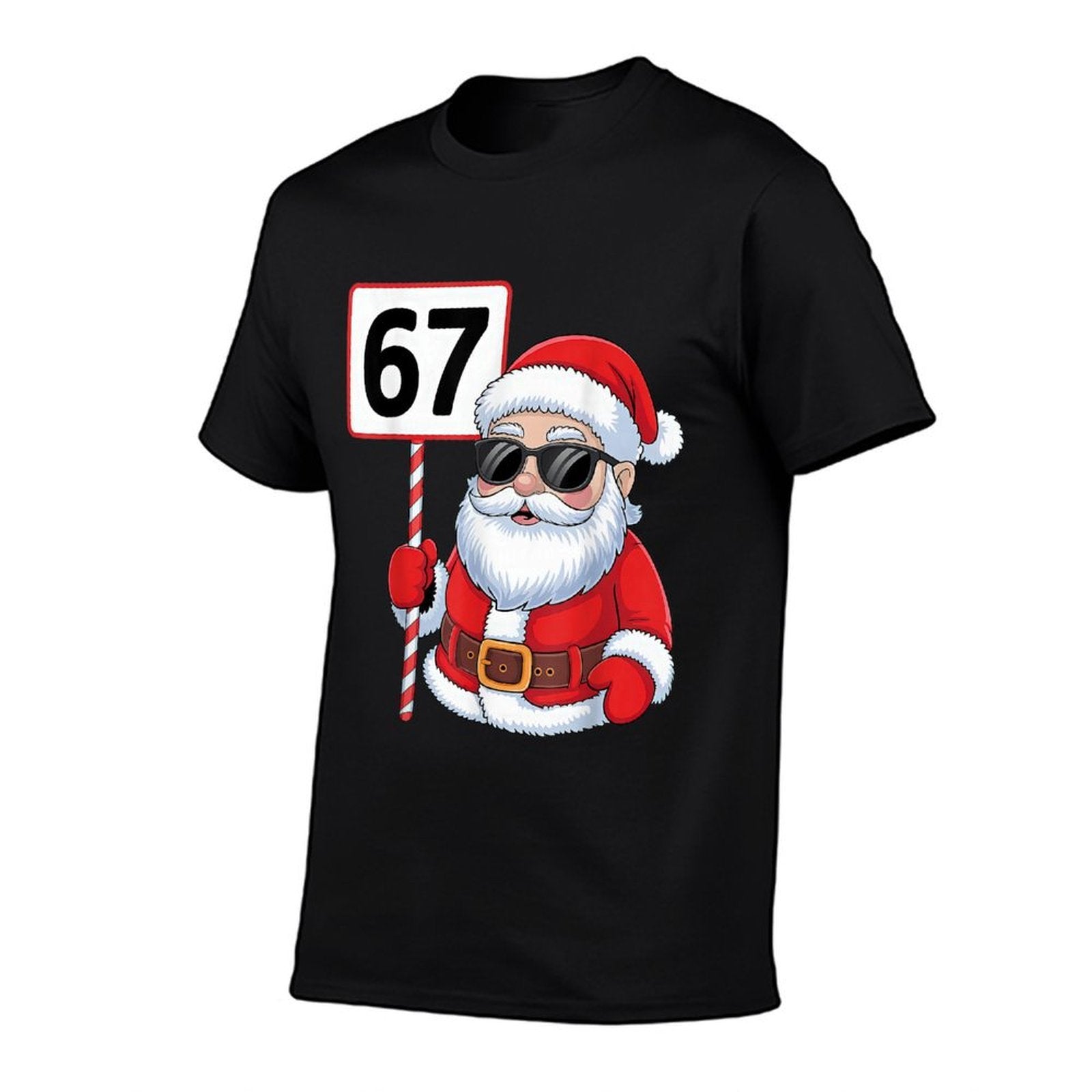 67 Meme Six Seven Christmas  Easy-care T-Shirt