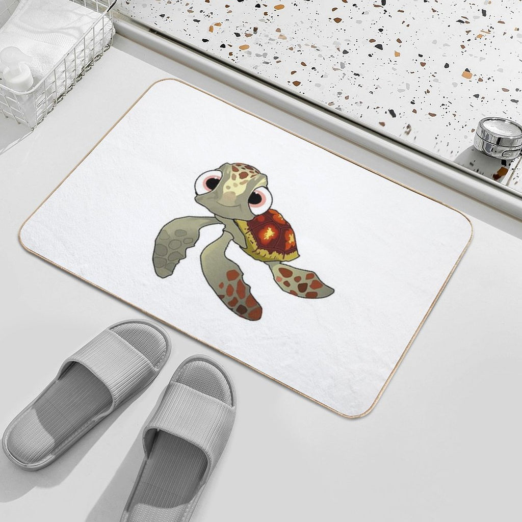 Cute Squirt Finding Nemo  Repositionable Bath Mat