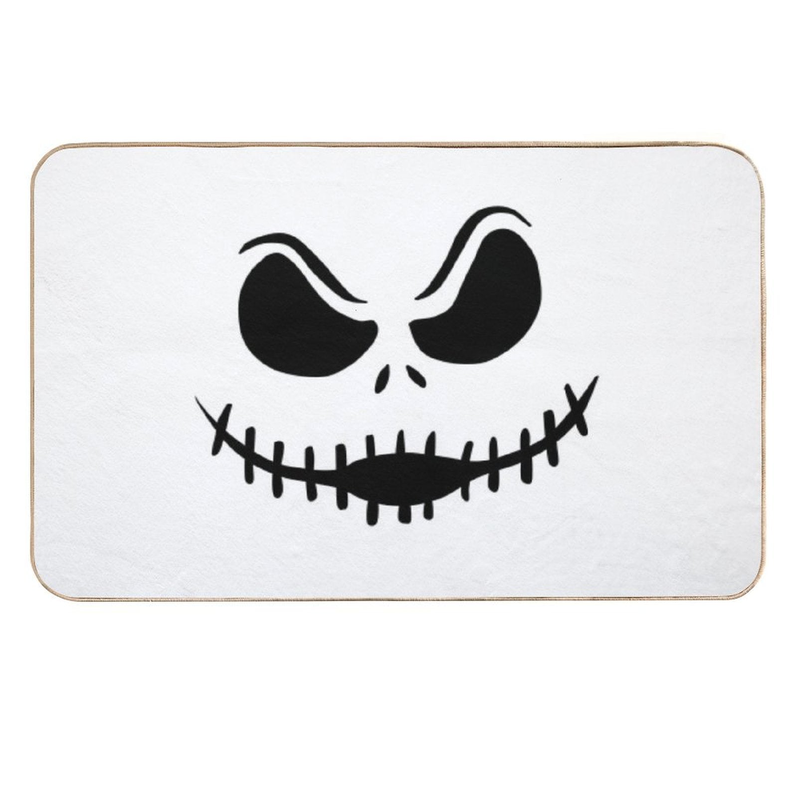 Jack Skellington Face  Rapid-Drying Bath Mat