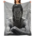 Adam Driver Sustainable Throw Blanket