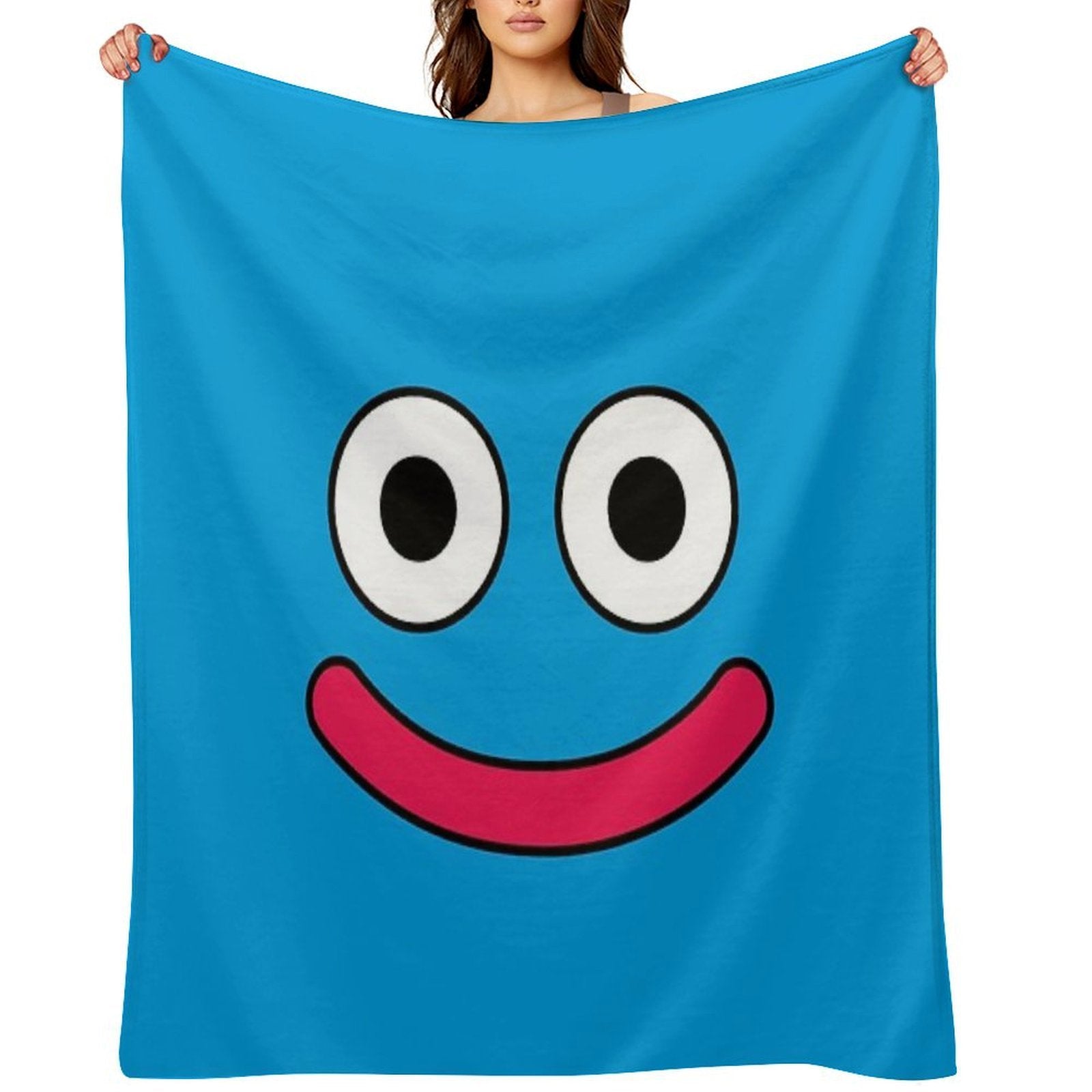 Dragon Quest Slime Velvety-soft Throw Blanket