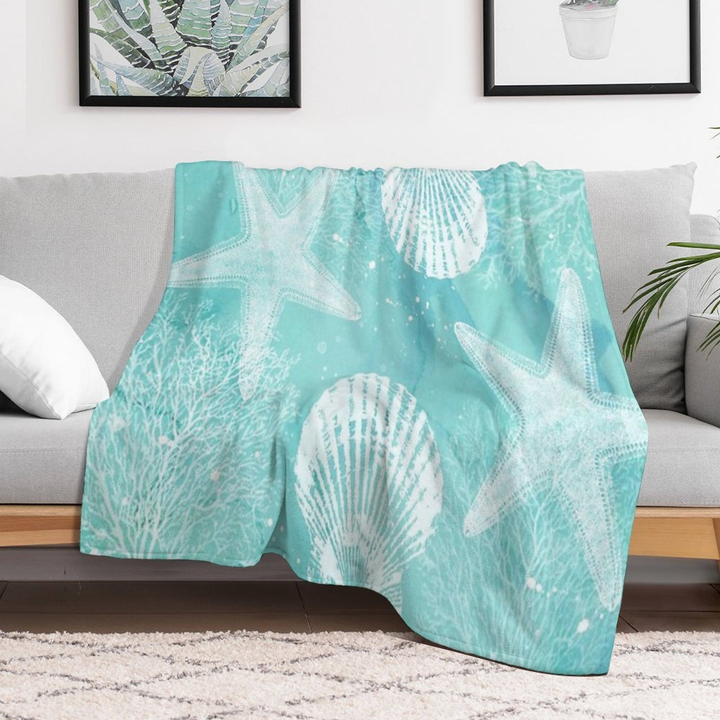 Coastal Sustainable Throw Blanket