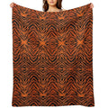 Orange Tiger Costume Versatility Throw Blanket