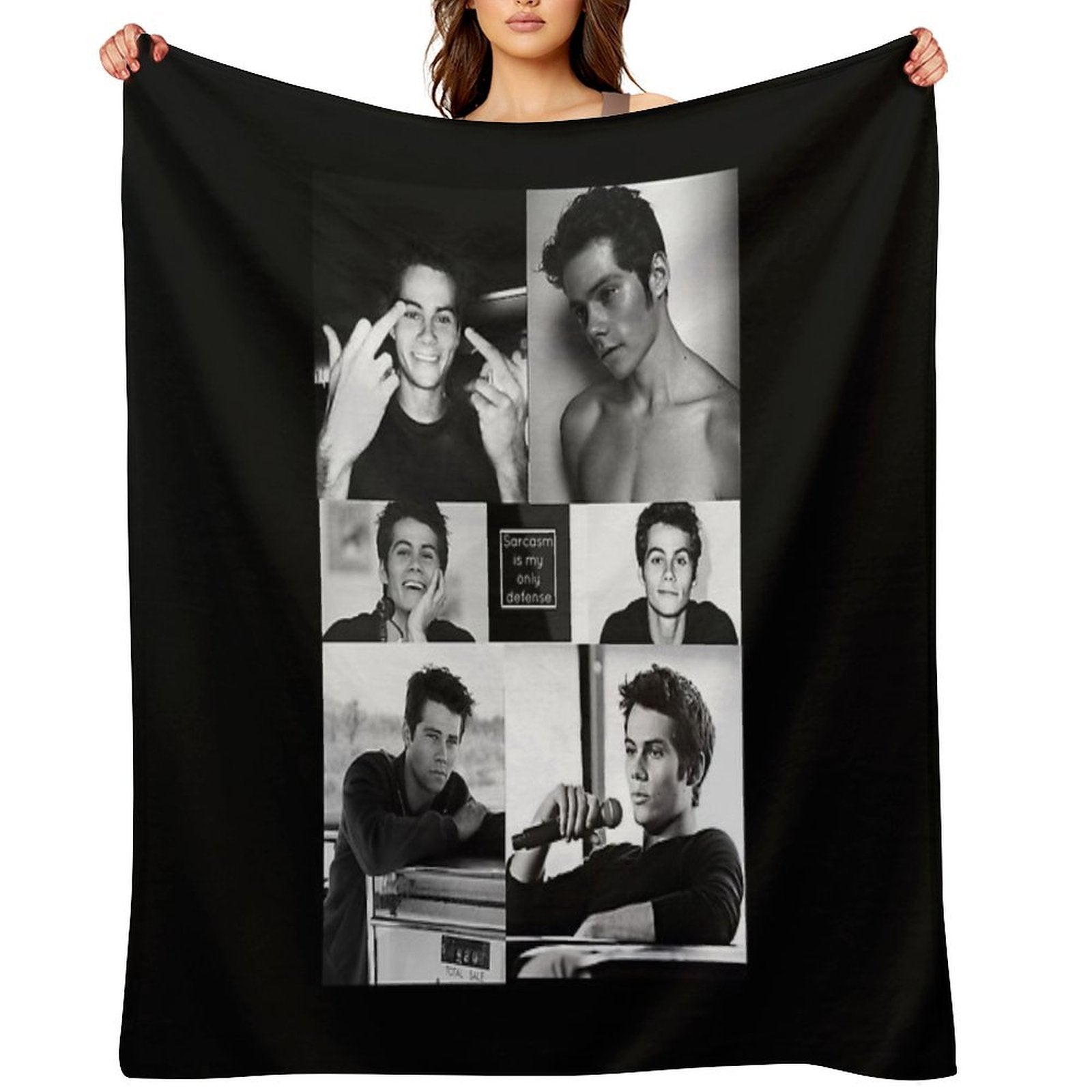 Dylan O'Brien Sustainable Throw Blanket