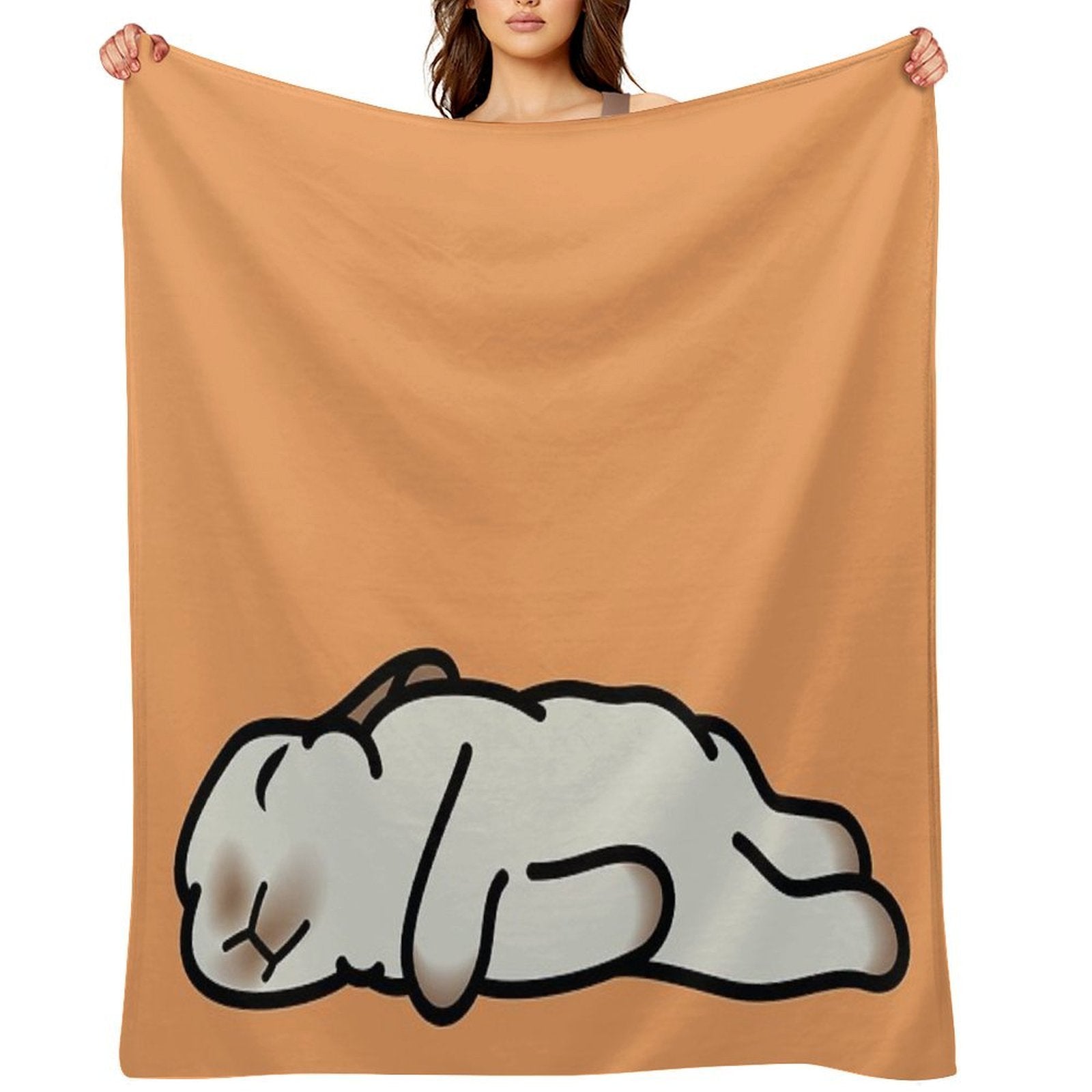 Sleeping Bunny Comfort Throw Blanket