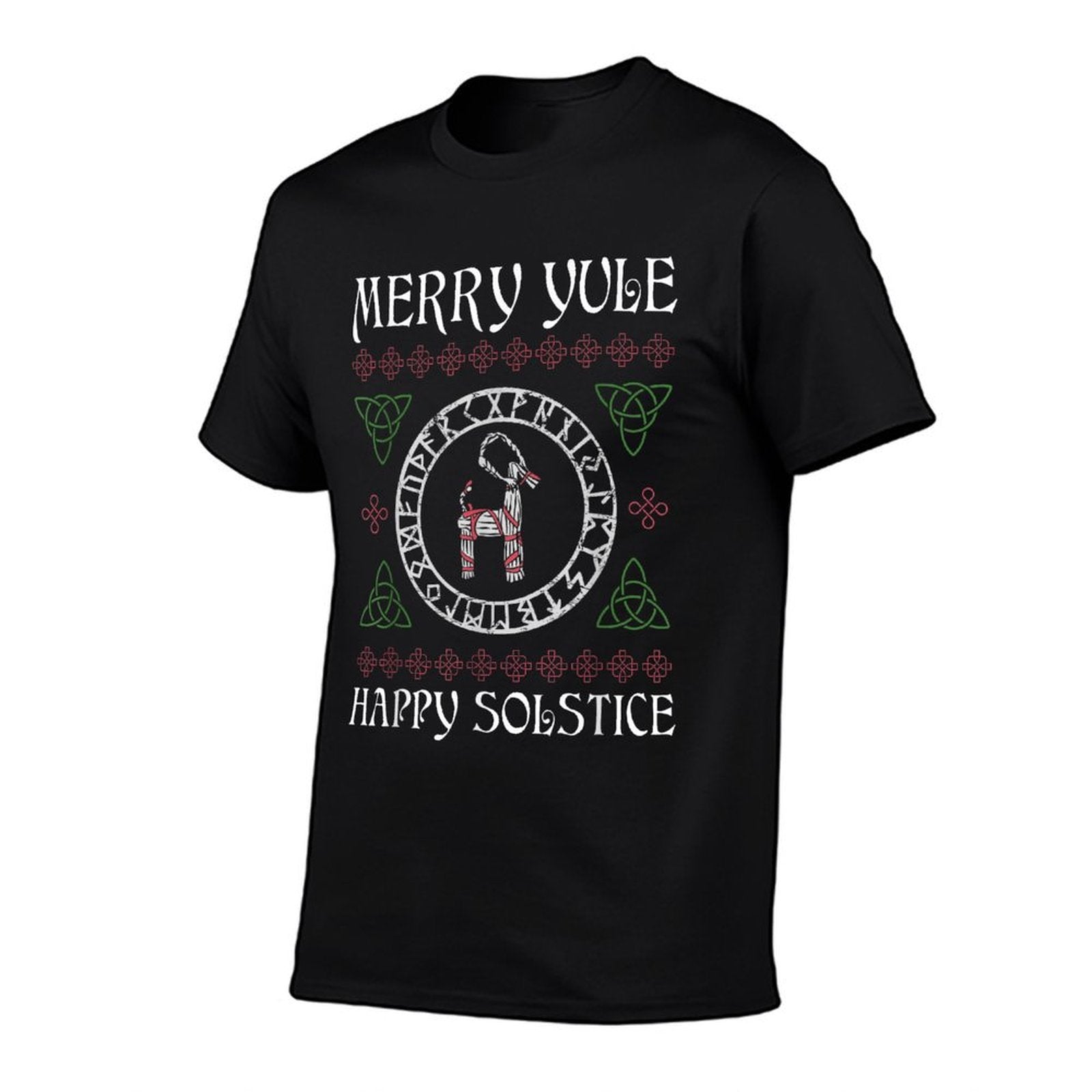 Merry Yule Goat Wiccan Christmas Winter Holiday Yuletide  Affordable Price T-Shirt