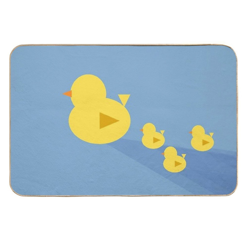 Animal Prints Collection - DUCKIE  Fade-Resistant Bath Mat