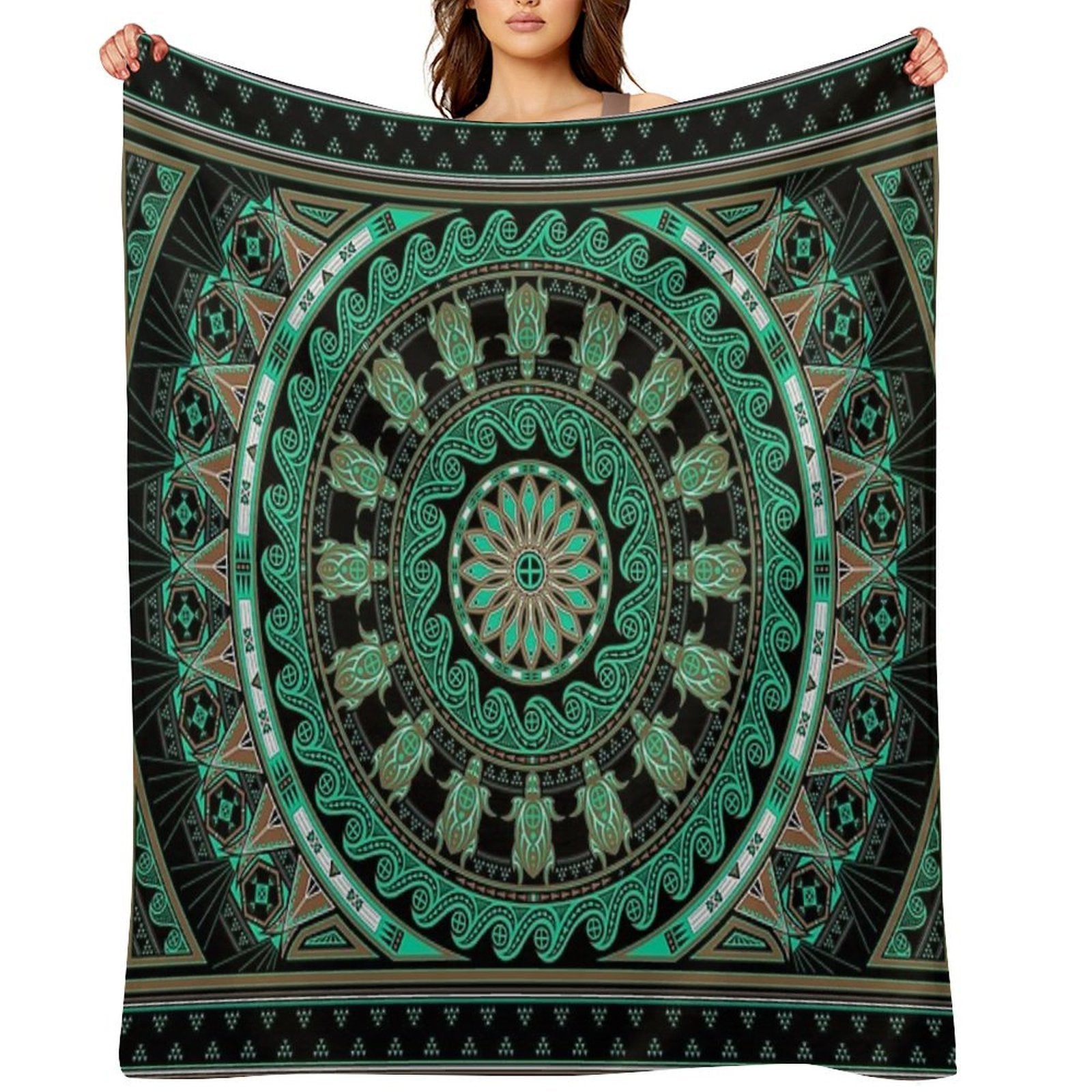 The Turtle (Keya) Comfort Throw Blanket