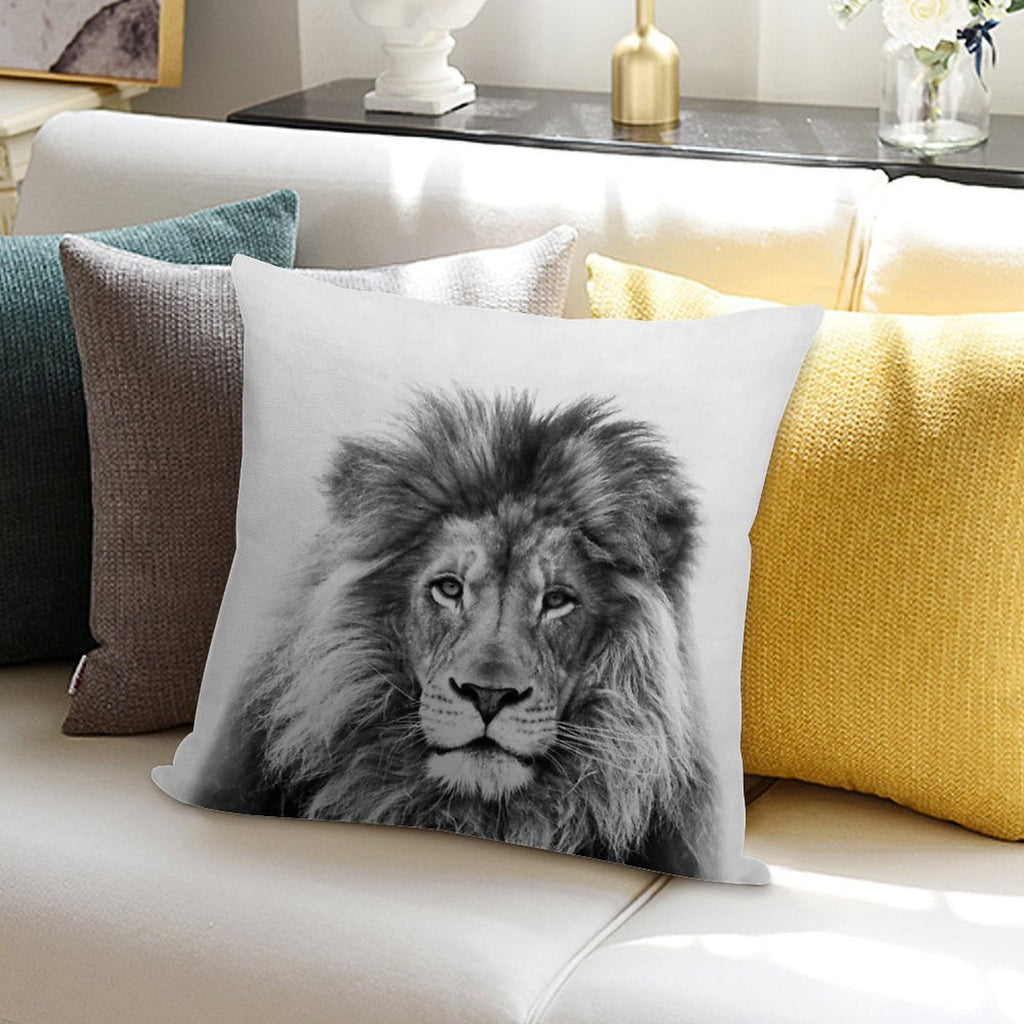 Lion Soft Gift Ready Throw Pillow