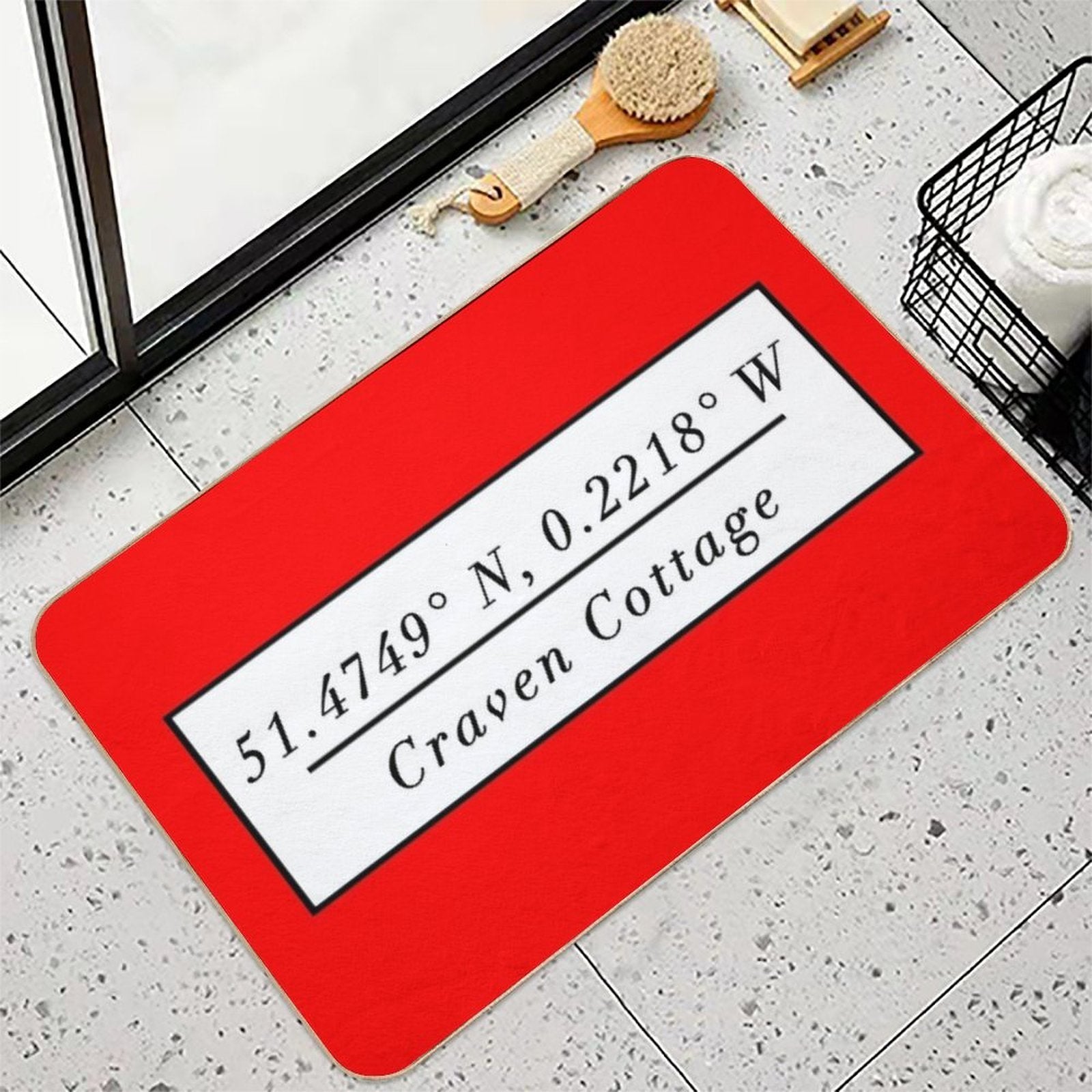 Craven Cottage  Pet-Safe Bath Mat