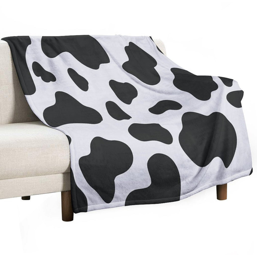 Cow Pattern Versatility Throw Blanket