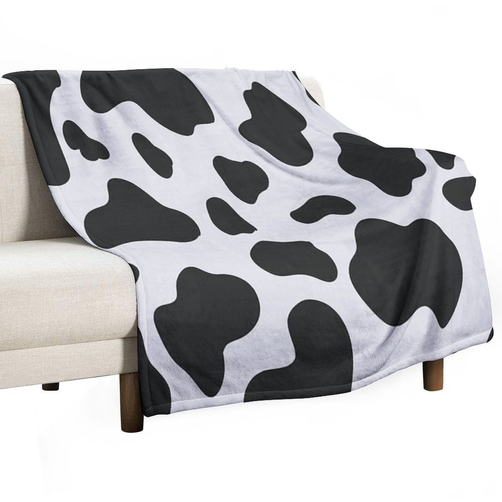 Cow Pattern Versatility Throw Blanket